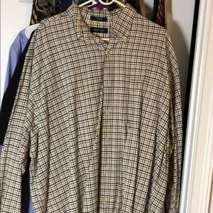 Nautica plaid button up shirt